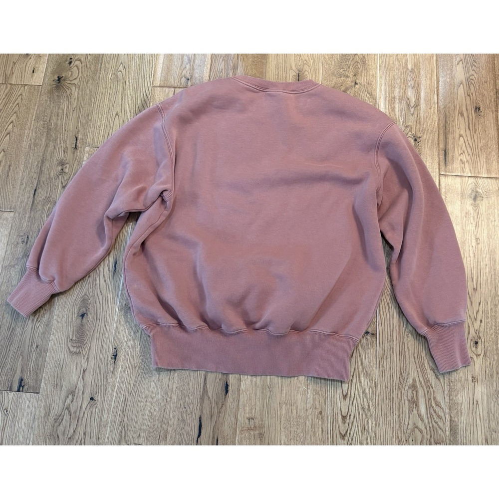 Nike Women's Oversized Crewneck Sweatshirt Mauve XS DQ5733-634 Center Swoosh - Picture 5 of 5